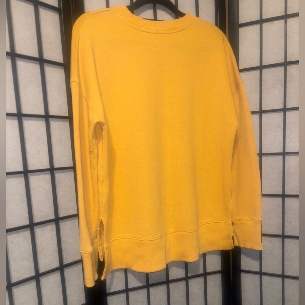 Time and Tru | Women's Crewneck | Long Sleeve  Sweatshirt |
Size: MED | Mustard - Picture 6 of 12